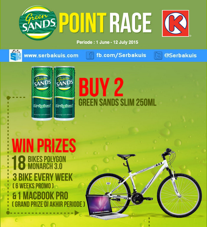 Green Sands Point Race Berhadiah 18 Sepeda & 1 Macbook Pro