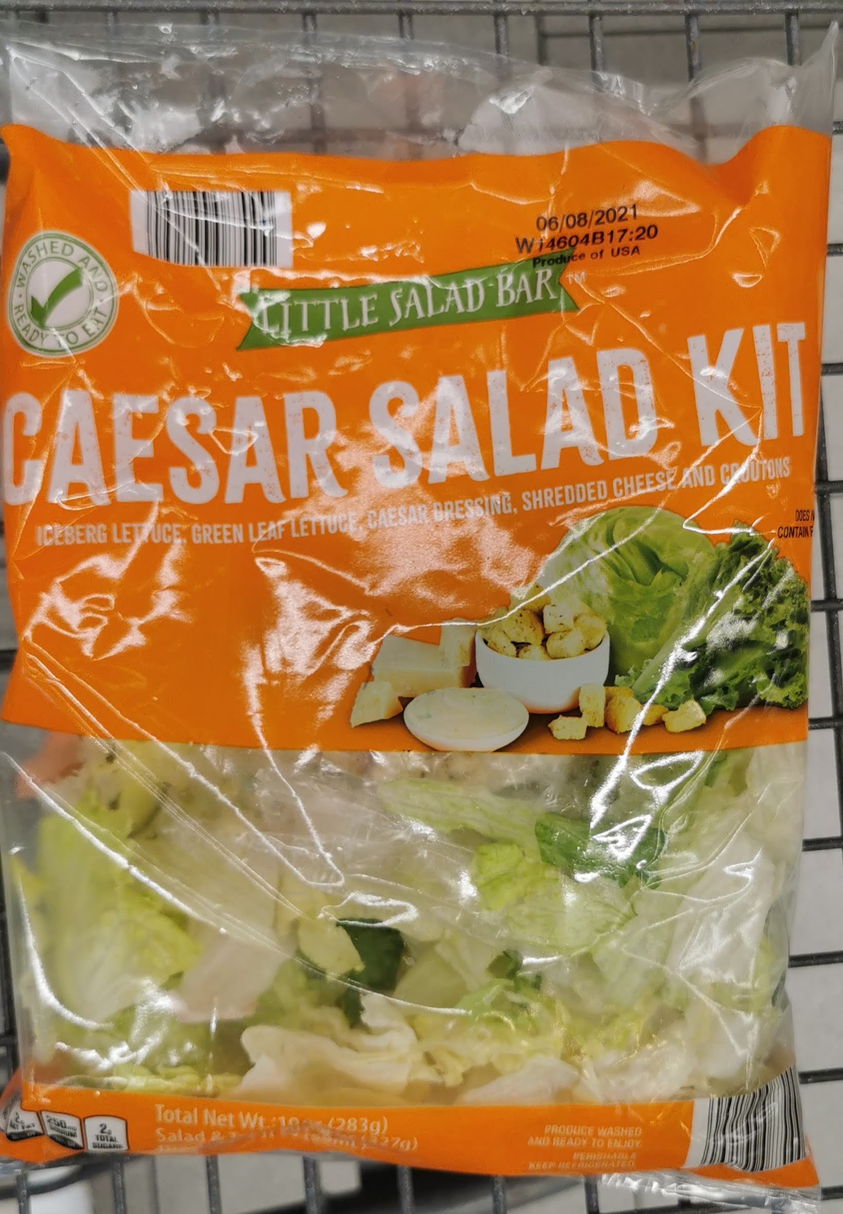 Little Salad Bar Caesar Salad Kit (Aldi)