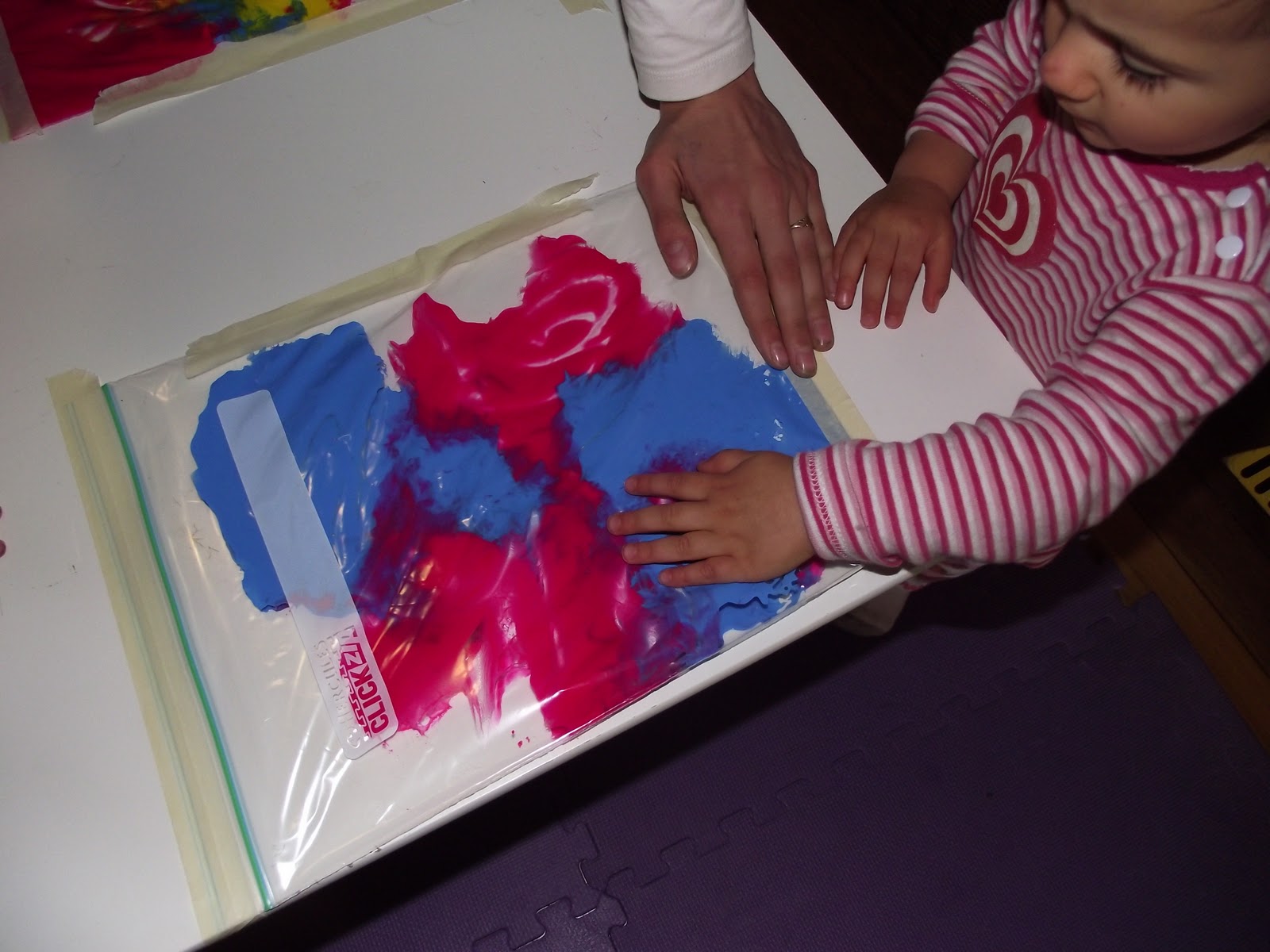 No mess paint fun.. The Empowered Educator