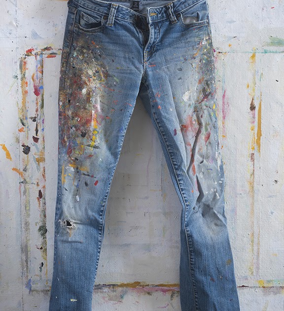 collage journeys by Jane Davies: My Jeans