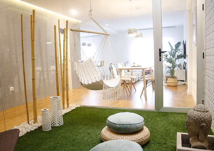 Decoración Fácil El patio de mi piso, una casa original en Instagram