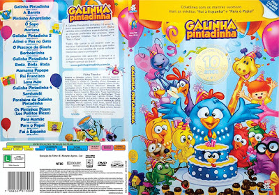Filme Galinha Pintadinha 10 Anos DVD Capa Filme Galinha Pintadinha 10 Anos DVD Capa