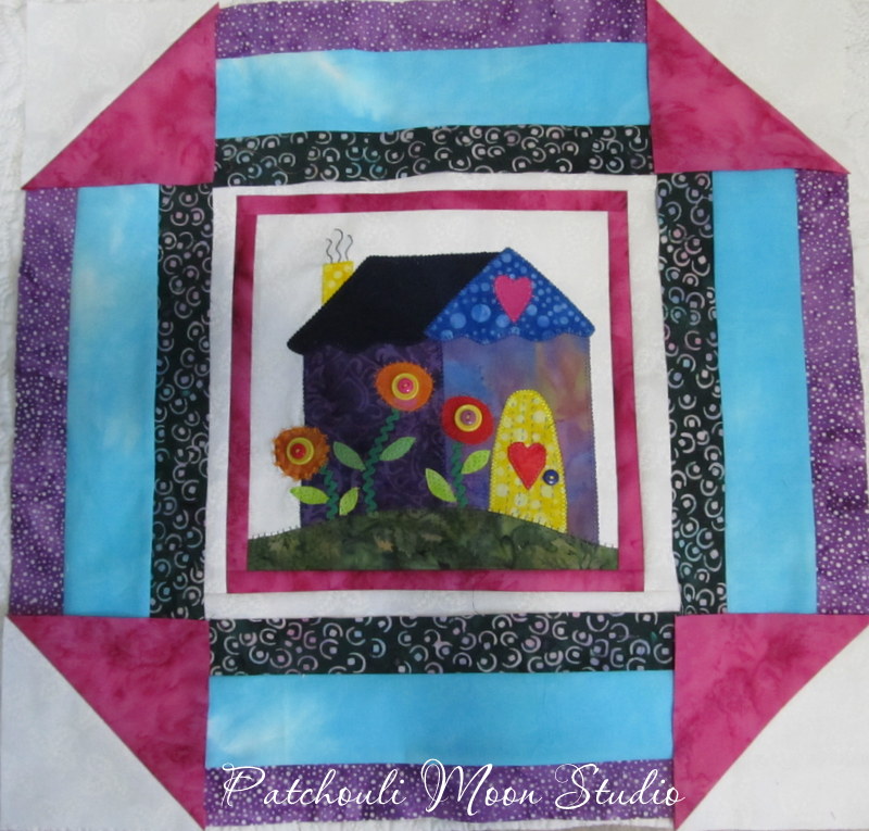 Patchouli Moon Studio I Love Home Block One