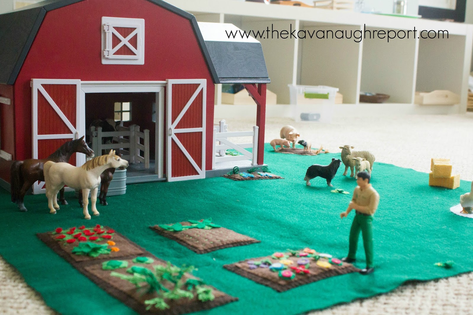 DIY Farm Play Mat