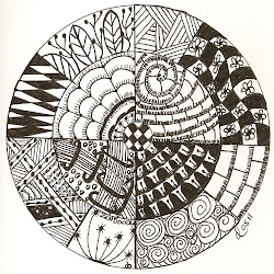 zendoodle zentangle circle zen doodle simple zentangles designs doodles