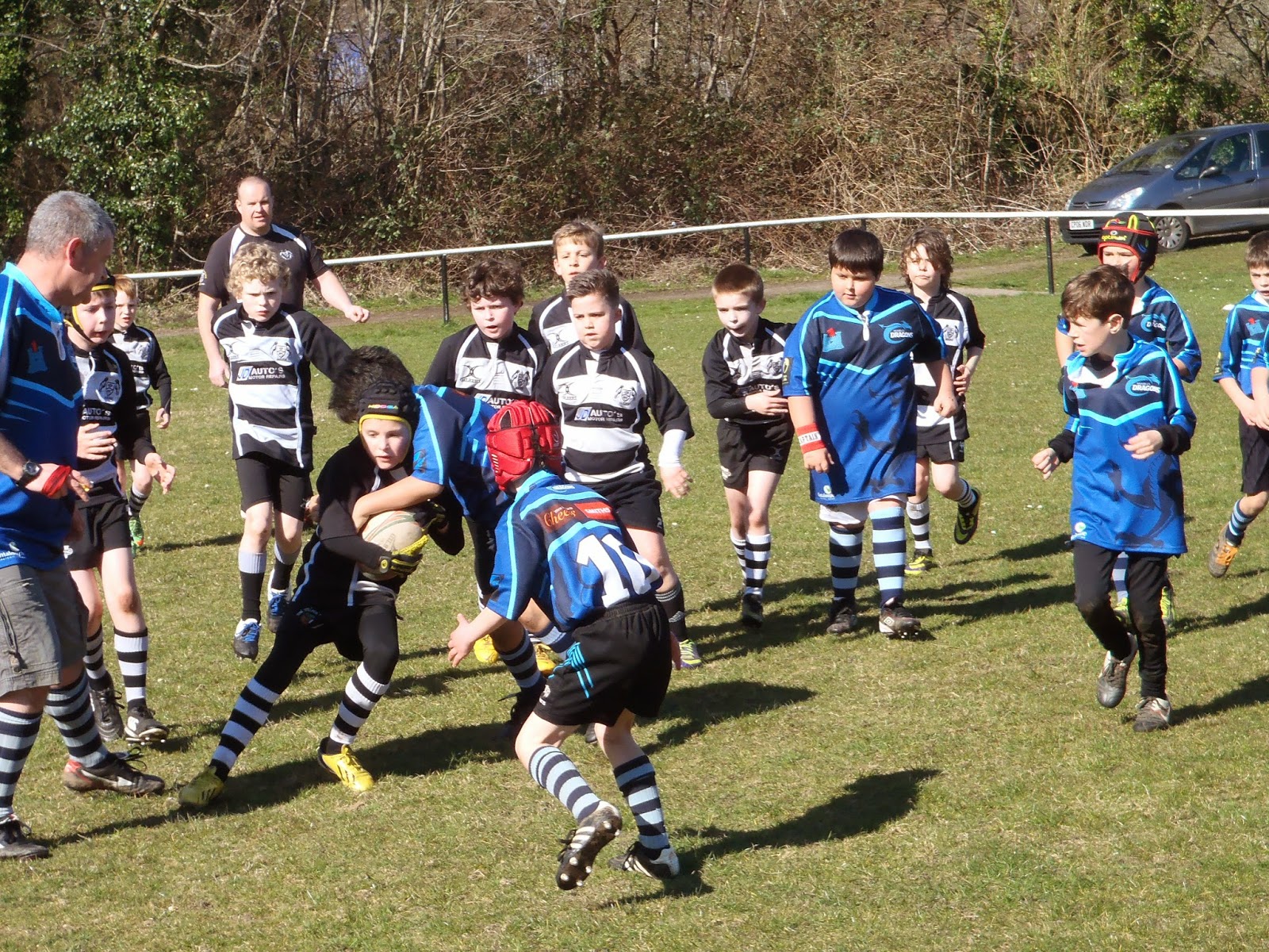 Mumbles Dragons Under 11's Rugby Team: Dargons V Vardre (Away) 16/03/14