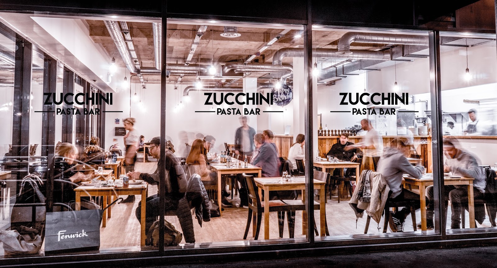 The Secret Diner Zucchini Pasta Bar