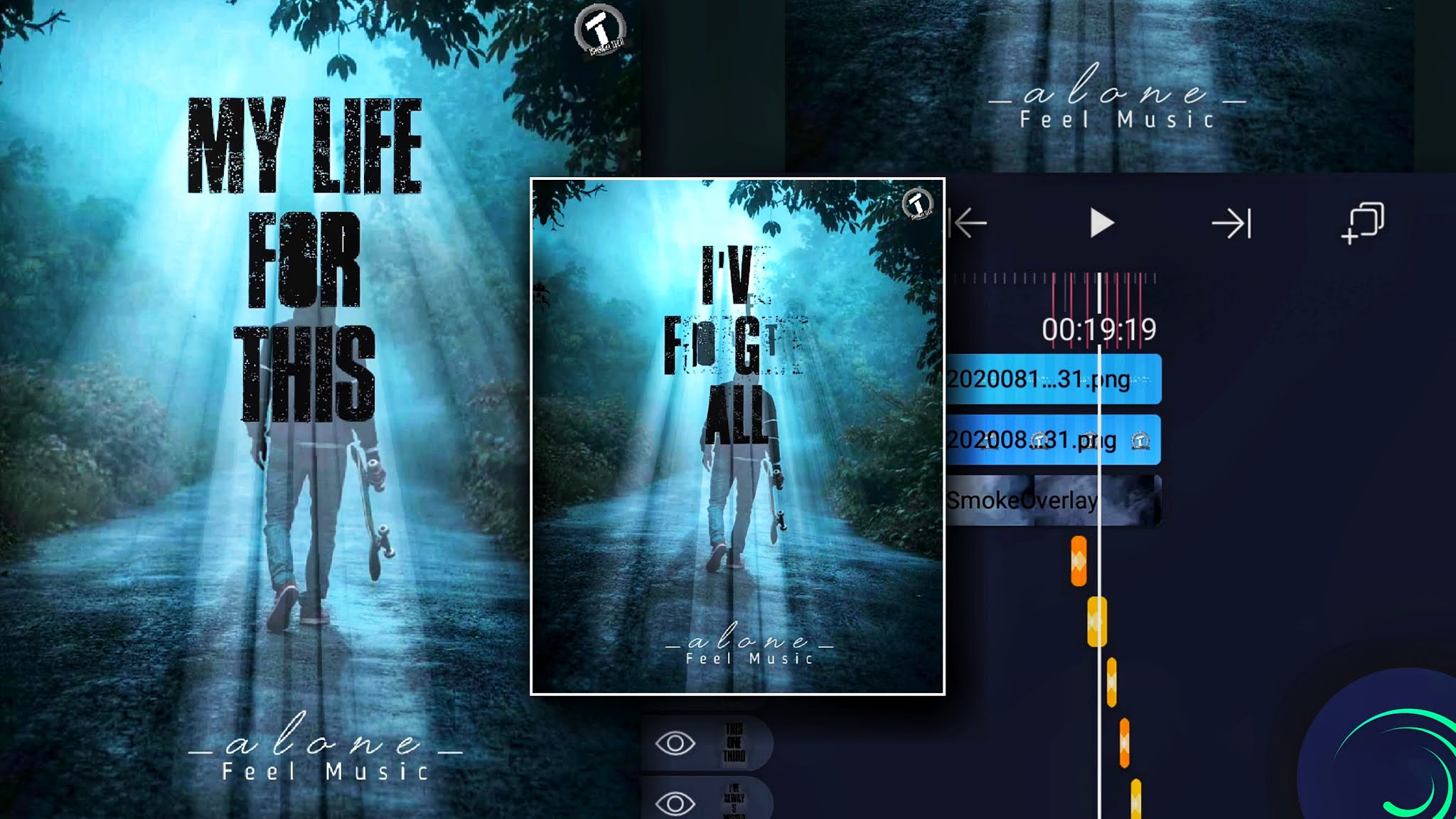 Alight motion sunlight effect Lyrics video editing tutorial