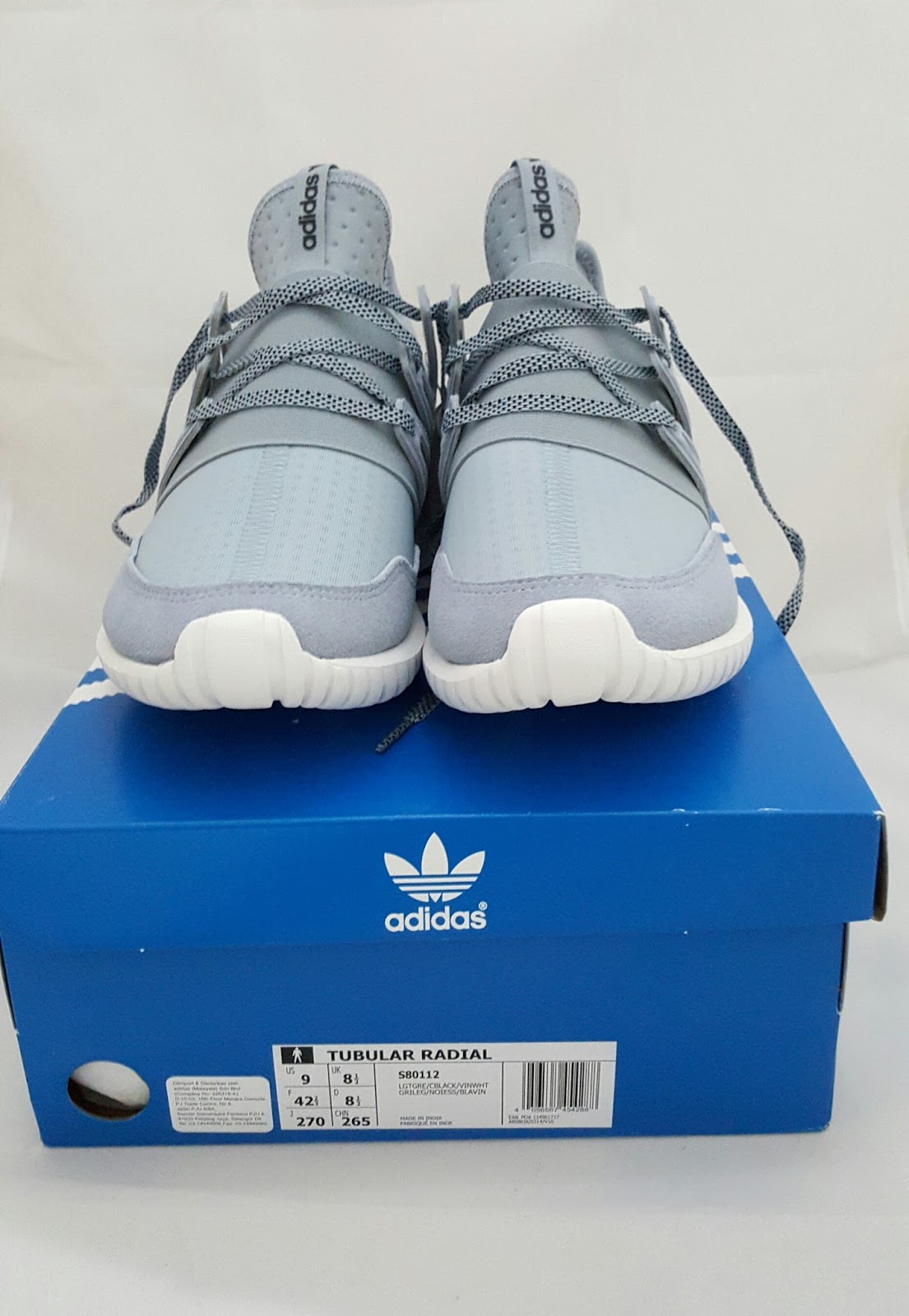 adidas tubular radial size 10