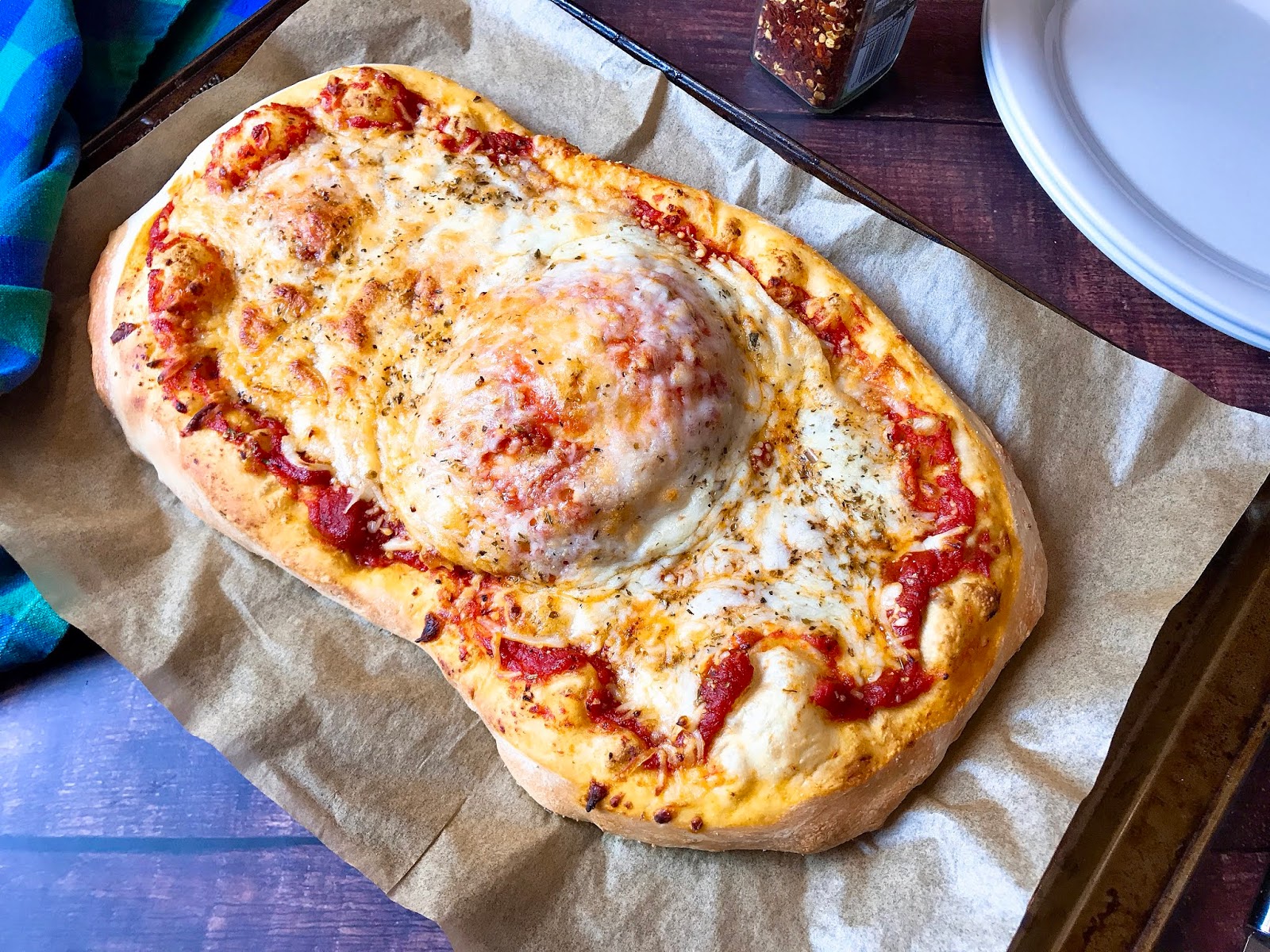 Easy Bread Dough Pizza
