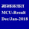 Result: MCU Bhopal,Exam Dec2017/Jan2018