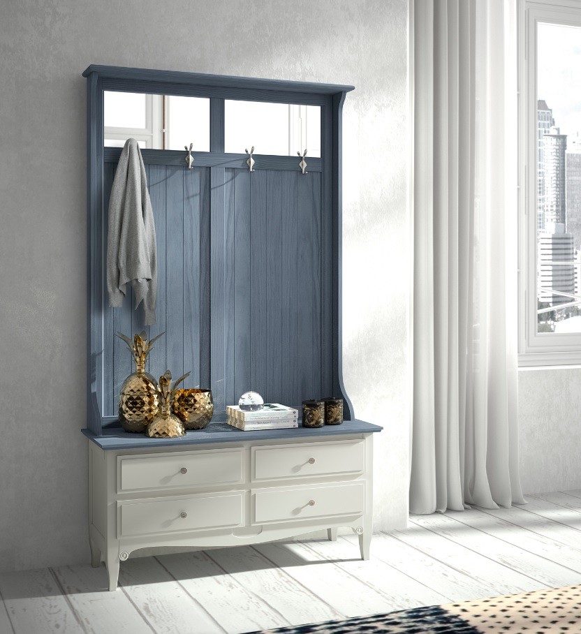 Hall de entrada decorado no estilo rústico ~ Decoração e Ideias