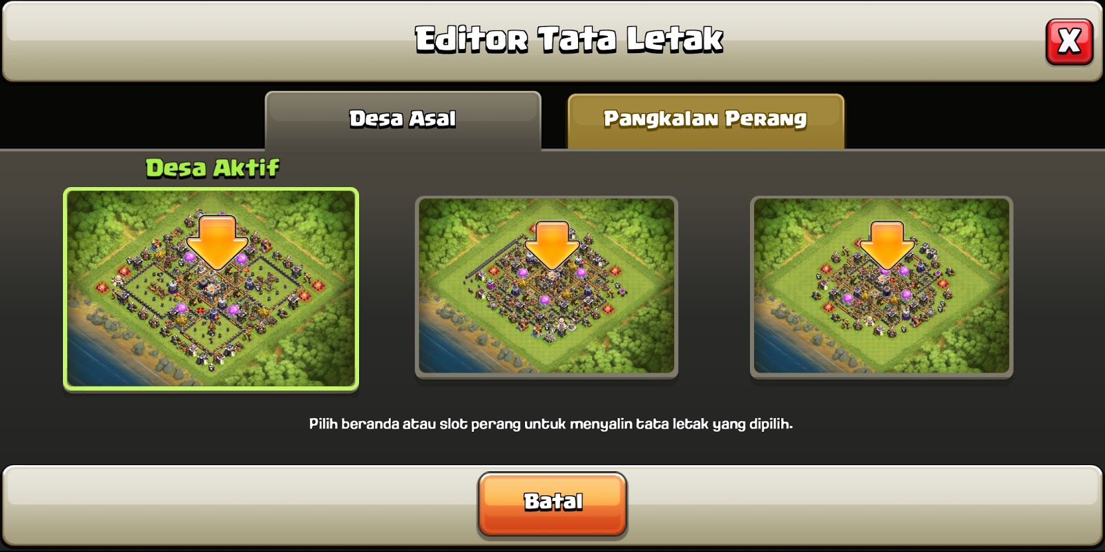Cara Copy Base Coc Orang Lain Tanpa Keluar Clan