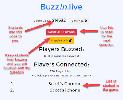 Green Tech Bytes: BuzzIn.live ~ The simple online buzzer system!