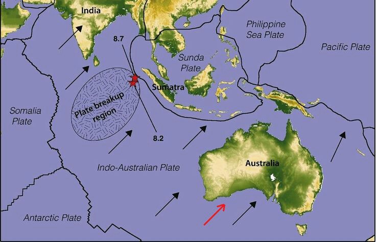 Current Affairs Gk Geography Notes And Maps For All Classes Exams Educational News And Links Indo Australian Plate Movement Causes Earthquake In Himalayan Region 11th Class Topic