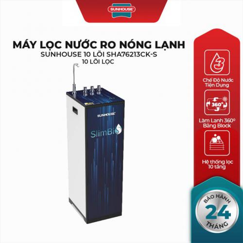 Máy Lọc Nước R.O 10 Lõi Sunhouse Slimbio SHA76213CK-S