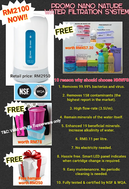 Promo Nano Nature Water Filtration Sytem by Tupperware
