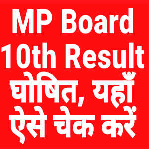 MP Board 10th Result 2020 Check Here, मध्य प्रदेश 10वीं का रिजल्ट कैसे चेक करें