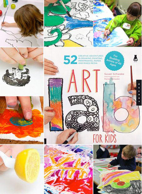 PAINT LAB for Kids – stunning art ideas book