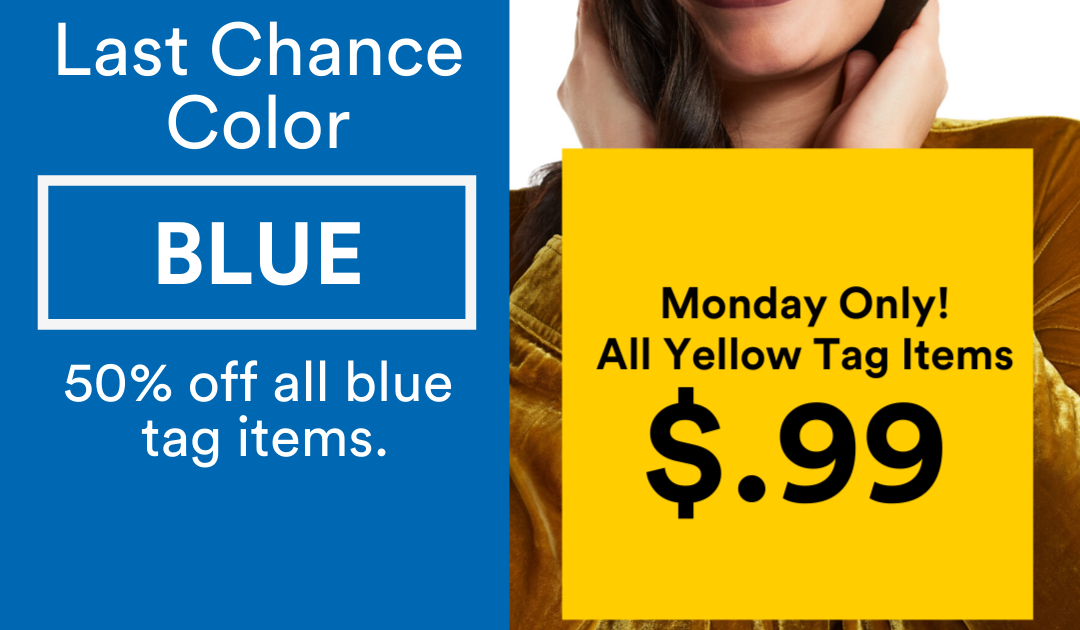 SALE DAYS GOODWILL NORTH GEORGIA COLOR OF THE WEEK THROUGH DECEMBER SALE DAYS GOODWILL NORTH GEORGIA COLOR OF THE WEEK THROUGH DECEMBER