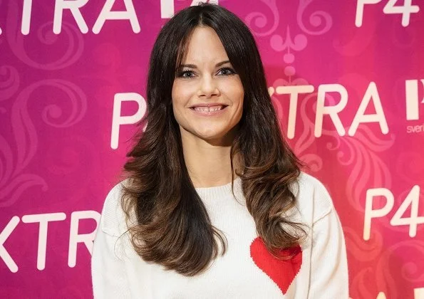 Princess Sofia was the guest of the day on P4 Extra, Sveriges Radio