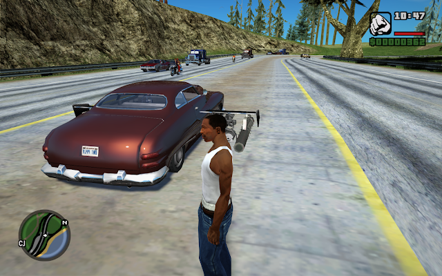 GTA San Andreas Cars Weapon Mod Free Download