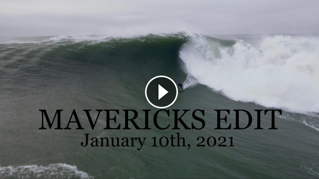 HUGE Mavericks surfing - January 10th 2021 - Kai Lenny Ian Walsh Nathan Florence and more