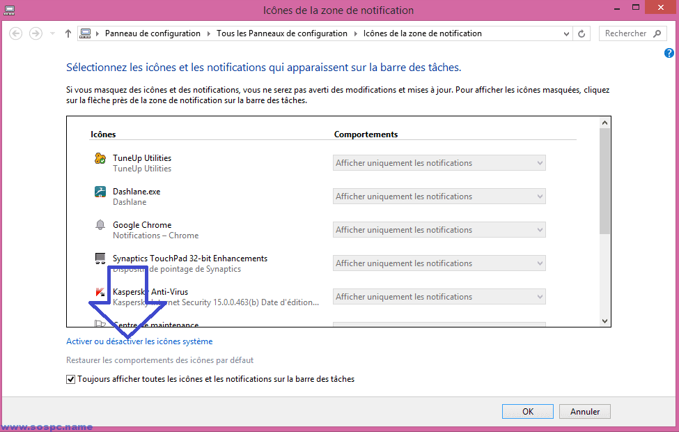 Icone Batterie Disparu Windows 10