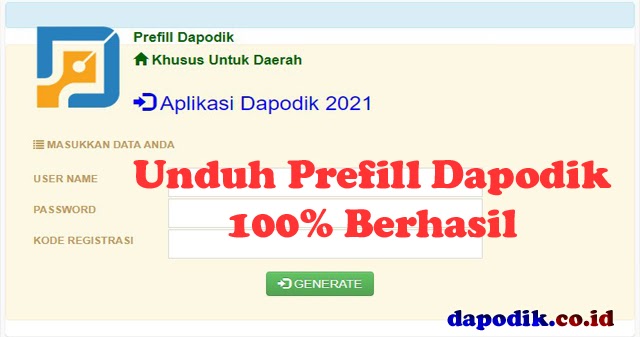 Featured image of post Unduh Prefil Dapodik : Jika reg offline tentunya wajib menggunakan prefill, namun jika registrasi online tidak membutuhkan prefill.