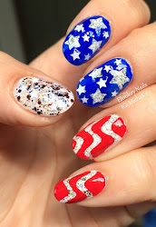 american flag nail nails