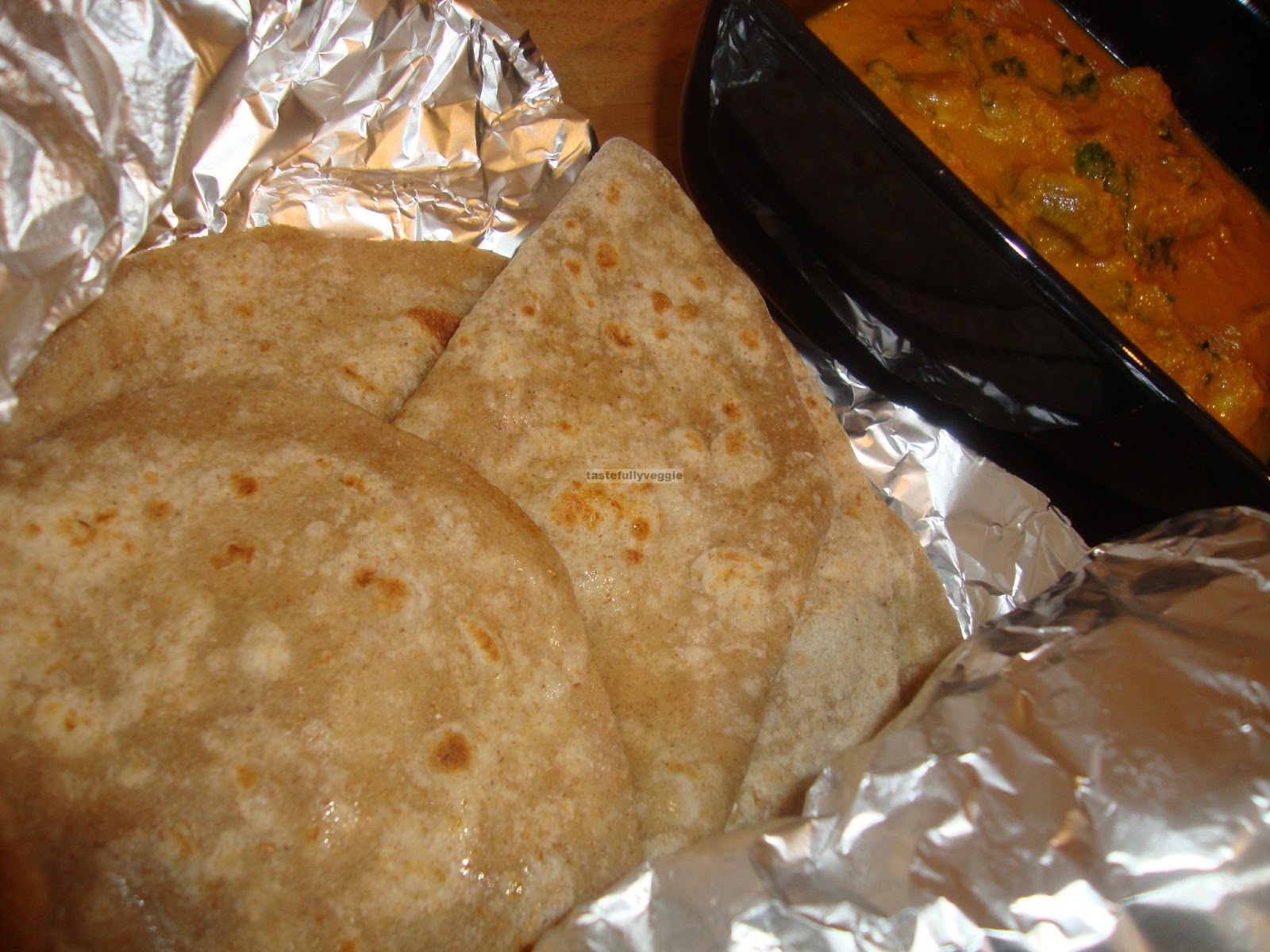 Tastefully Veggie Wheat and Barley Roti