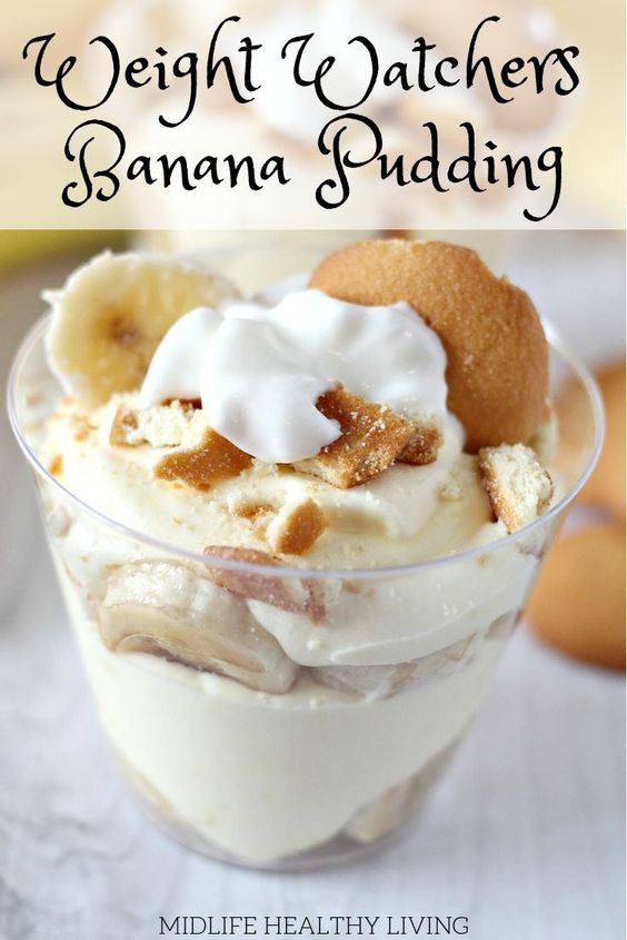 Weight Watchers banana pudding brierlafontaine
