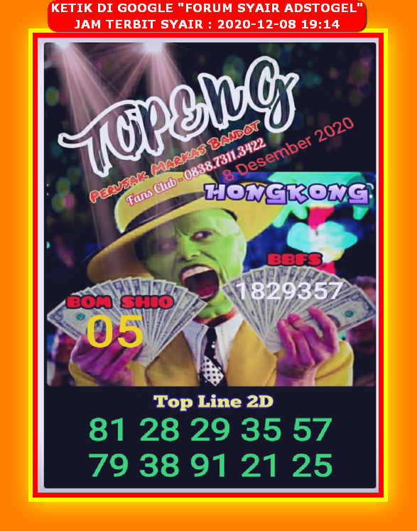 Kode Syair Hongkong Selasa 8 Desember 2020 Kumpulan Syair Toto