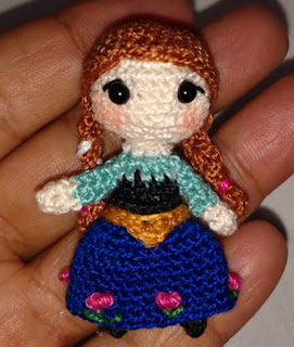 PATRON GRATIS ANNA | FROZEN AMIGURUMI 42000