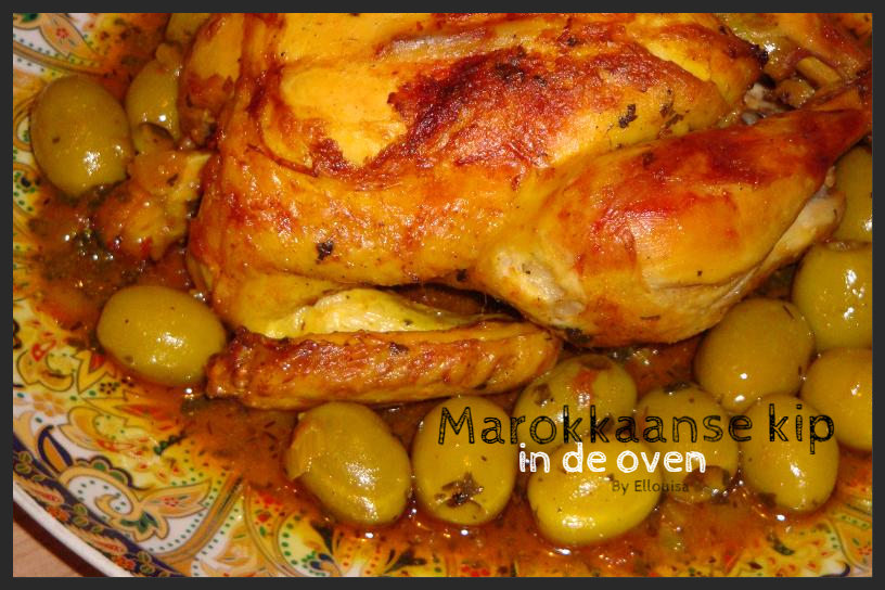 spoor rooster Oraal Marokkaanse kip uit de oven