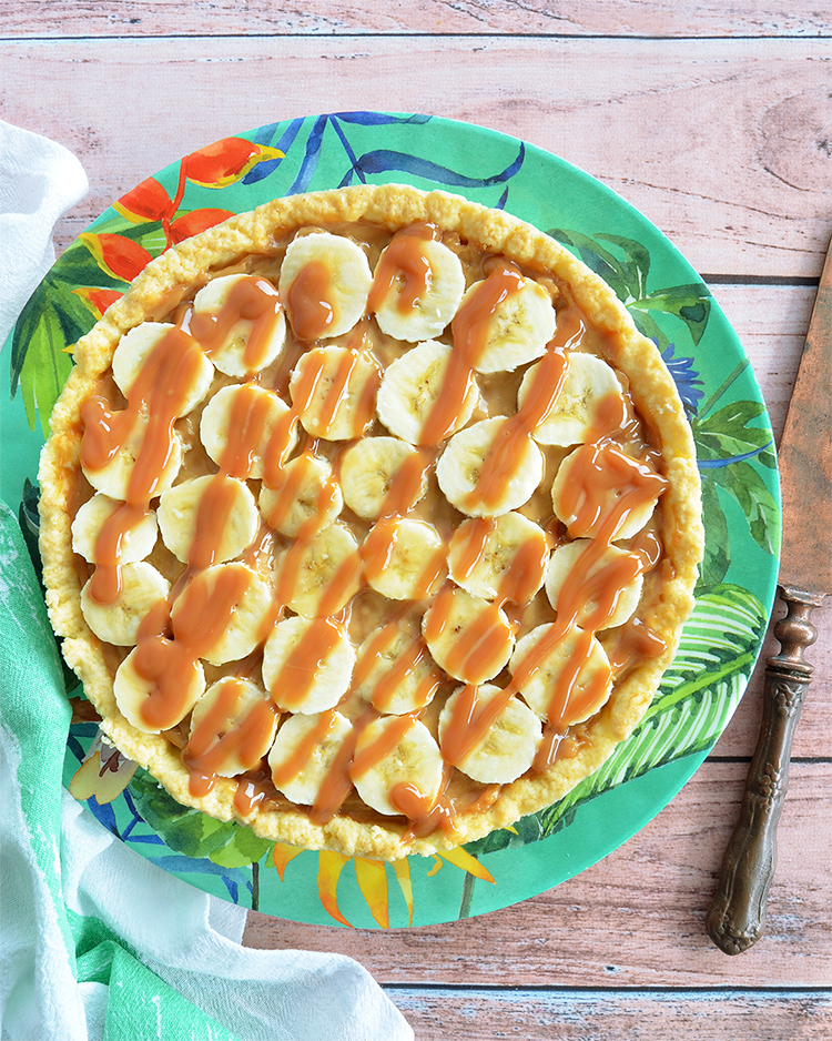 Tarta de dulce de leche y banana / Recetas dulces, fáciles y ricas