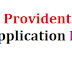 Provident Fund Loan Application Form Sample