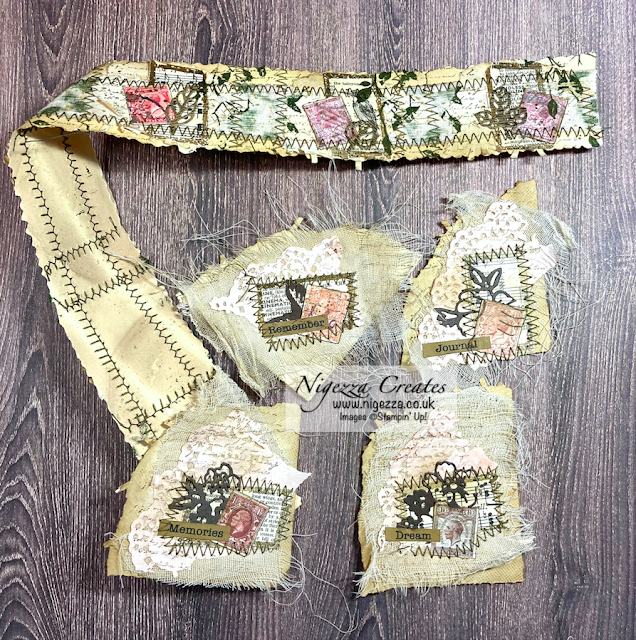 Junk Journal With Stampin' Up! Snippet Roll & Clusters