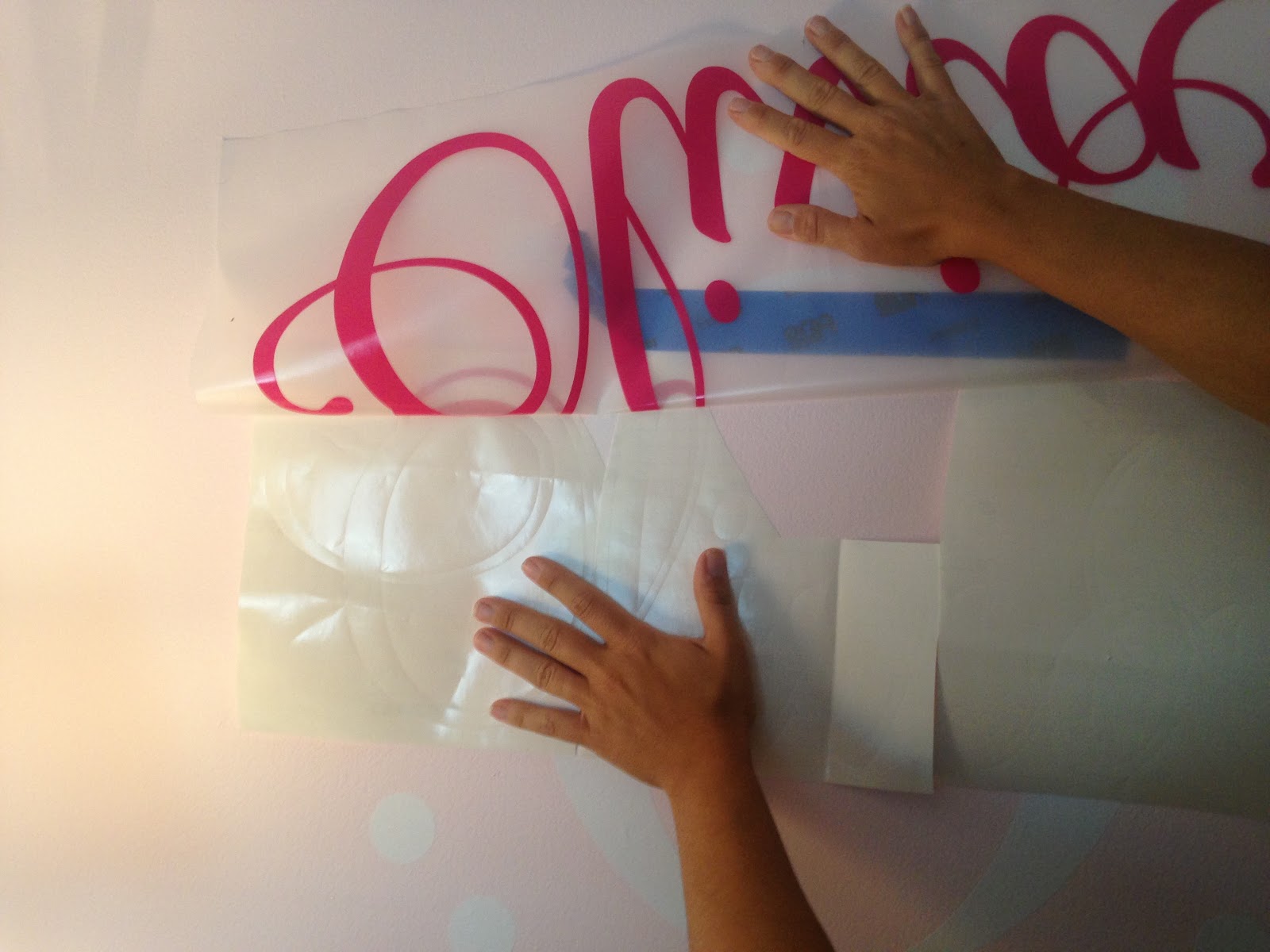 How to Hang a Large Vinyl Wall Decal (Silhouette Tutorial Part 2 of 2