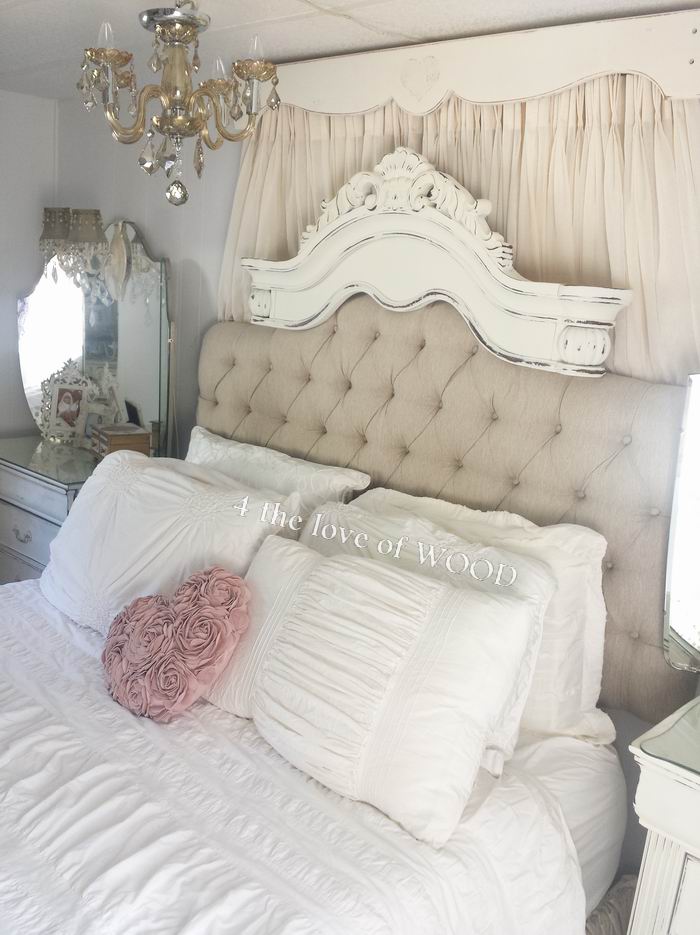4 the love of wood DIY FRENCH HEADBOARD combining items