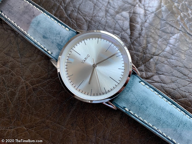 Delugs Watch Straps Waxed Camouflage blue Vario Eclipse