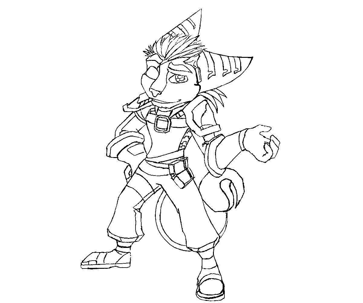 Ratchet And Clank 10 Top Coloring Pages | Yumiko Fujiwara