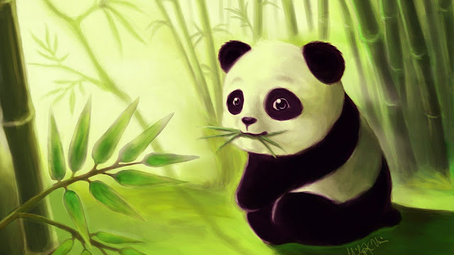 kawaii cute panda wallpaper