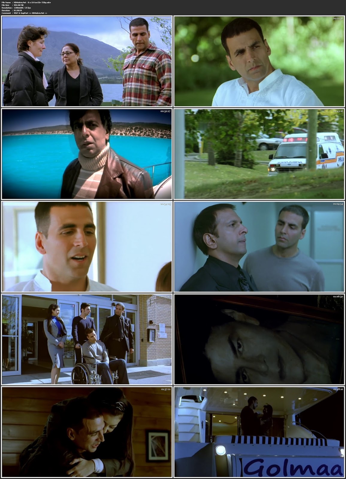 8 X 10 Tasveer 2009 Hindi Movie 720p HDRip 990Mb Download