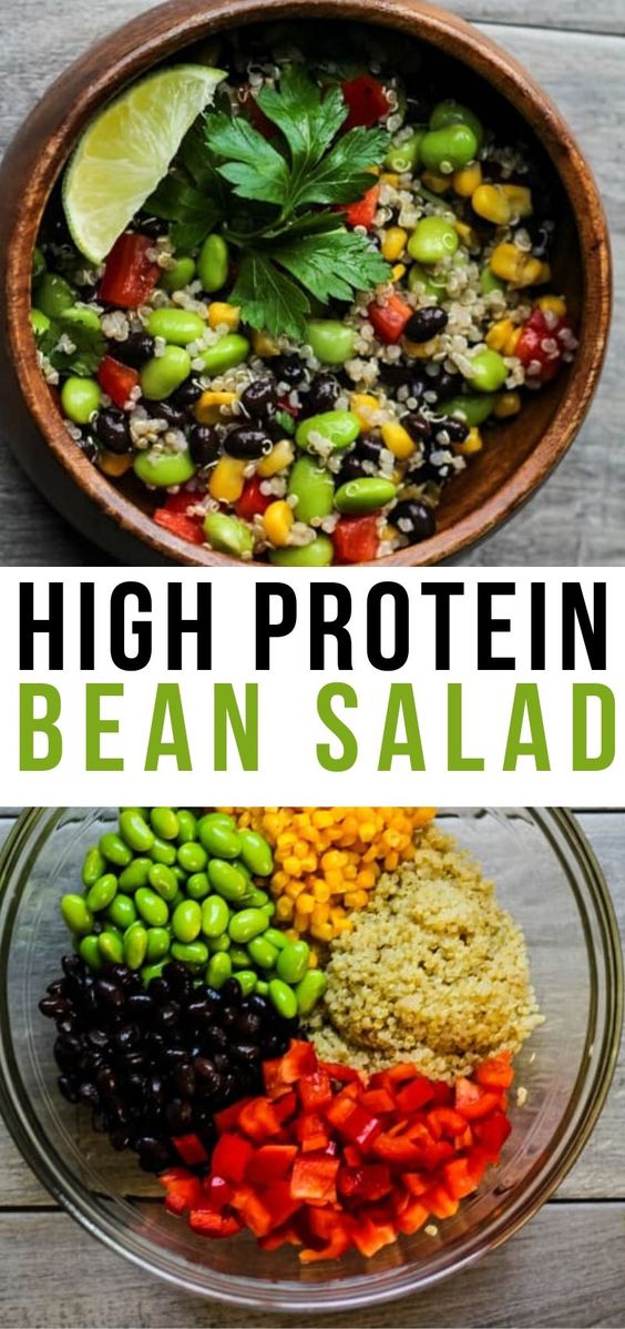 High Protein Bean Salad Coney Food
