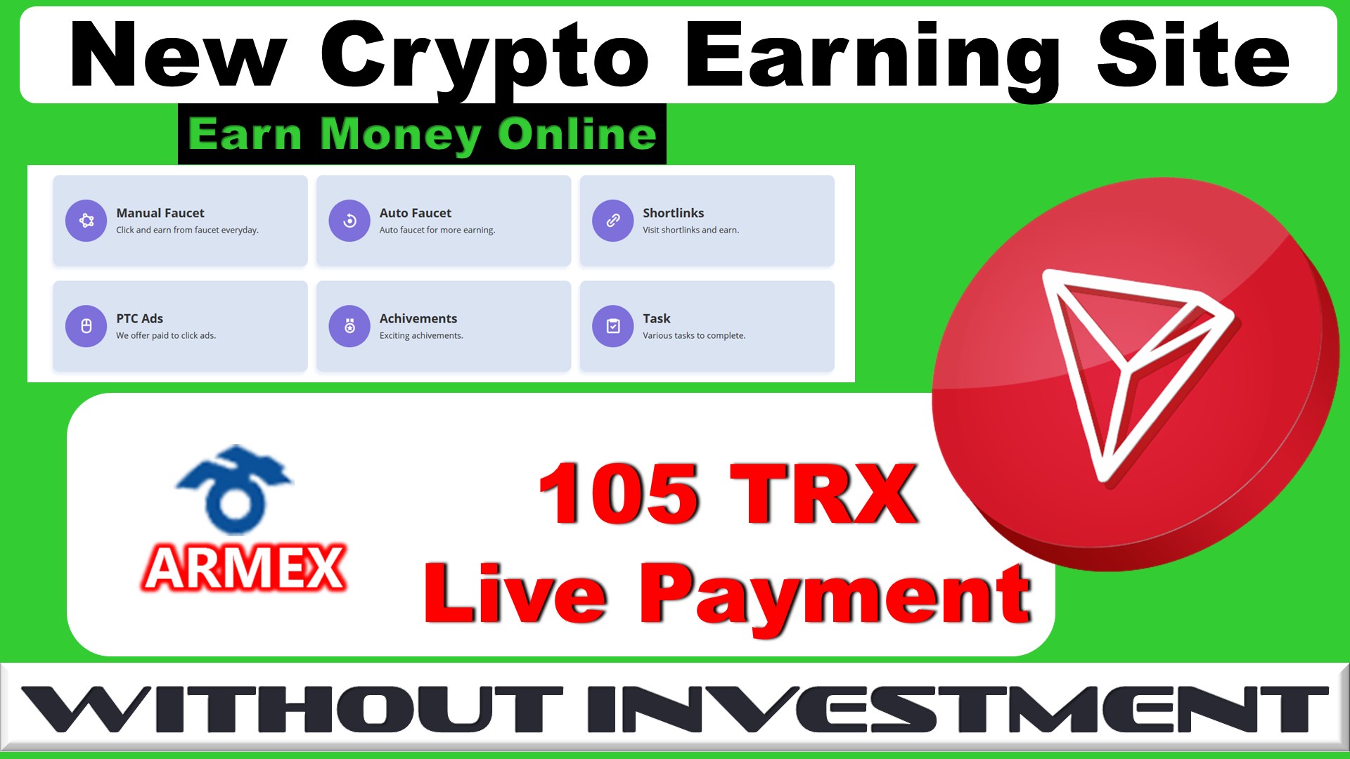 Earn Free Crypto Currency: New Crypto Earning Site