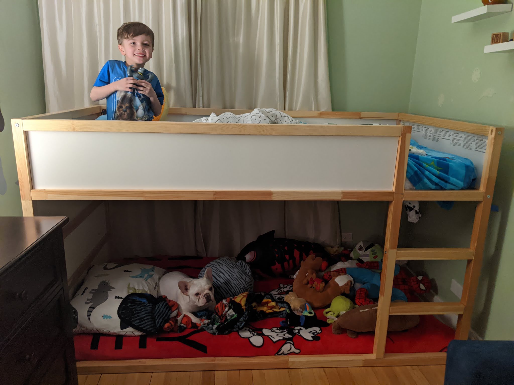 Kickin it with The Kalitas Miles' Big Boy Bed