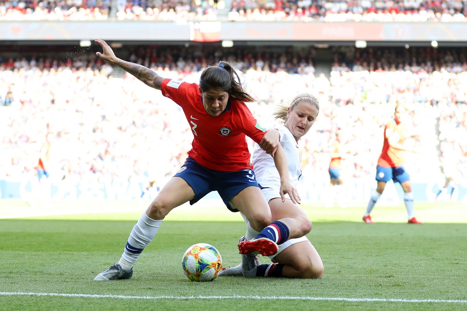 Estados Unidos y Chile en Copa Mundial Femenina de Fútbol Francia 2019, 16 de junio
