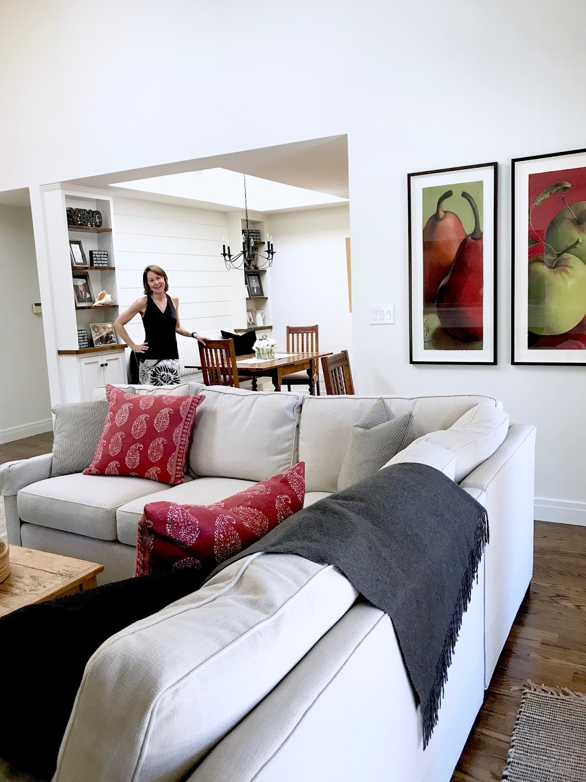 Modern Farmhouse Family Room Before And After Classic Casual Home