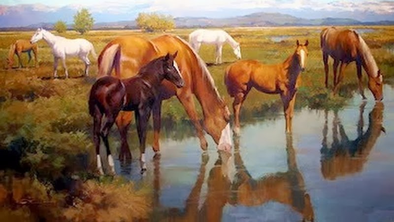 paisaje-con-caballos